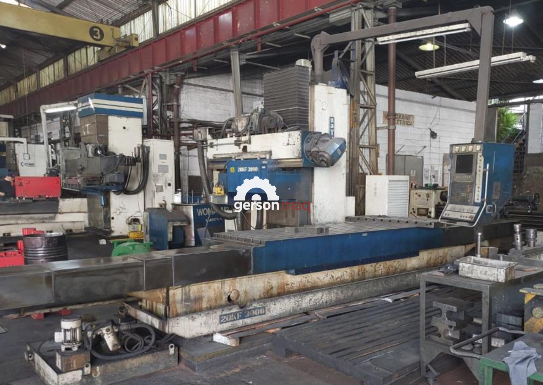 FRESADORA CNC DE BANCO FIXO ZAYER - 20KF 3000 - CURSO DE 3000 mm